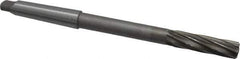 Interstate - 5/8" High Speed Steel 8 Flute Chucking Reamer - Spiral Flute, 1MT Morse Taper Shank, 2-1/4" Flute Length, 9" OAL - Apex Tool & Supply