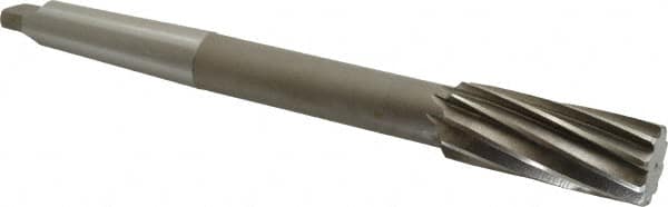 Interstate - 1-3/16" High Speed Steel 10 Flute Chucking Reamer - Apex Tool & Supply