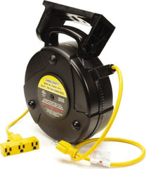 Reelcraft - 14 AWG, 50' Long Cord and Cable Reel with Outlet End - Apex Tool & Supply