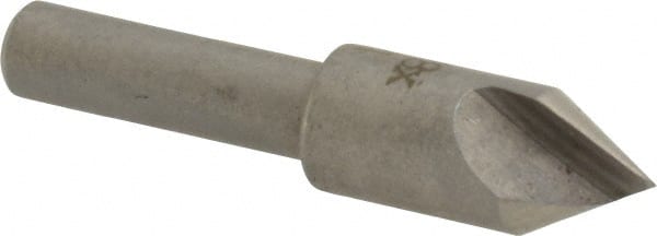 Interstate - 3/8" Head Diam, 1/4" Shank Diam, 1 Flute 60° High Speed Steel Countersink - Apex Tool & Supply