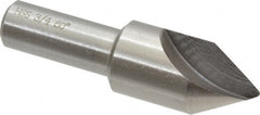 Interstate - 3/4" Head Diam, 1/2" Shank Diam, 1 Flute 60° High Speed Steel Countersink - Apex Tool & Supply