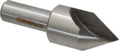 Interstate - 7/8" Head Diam, 1/2" Shank Diam, 1 Flute 60° High Speed Steel Countersink - Apex Tool & Supply