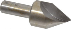 Interstate - 1" Head Diam, 1/2" Shank Diam, 1 Flute 60° High Speed Steel Countersink - Apex Tool & Supply