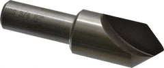 Interstate - 3/4" Head Diam, 1/2" Shank Diam, 1 Flute 82° High Speed Steel Countersink - Apex Tool & Supply