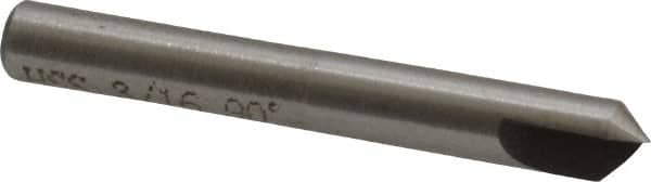 Interstate - 3/16" Head Diam, 3/16" Shank Diam, 1 Flute 90° High Speed Steel Countersink - Apex Tool & Supply