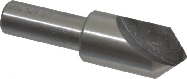 Interstate - 3/4" Head Diam, 1/2" Shank Diam, 1 Flute 90° High Speed Steel Countersink - Apex Tool & Supply