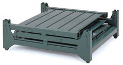 Steel King - 45" Long x 48" Wide x 42" High Steel Collapsible Bulk Storage and Transport Container with 2 Gates - 4,000 Lb. Load Capacity - Apex Tool & Supply