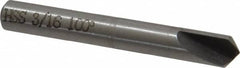 Interstate - 3/16" Head Diam, 3/16" Shank Diam, 1 Flute 100° High Speed Steel Countersink - Apex Tool & Supply