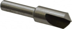 Interstate - 3/8" Head Diam, 1/4" Shank Diam, 1 Flute 100° High Speed Steel Countersink - Apex Tool & Supply