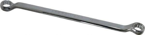 Proto - 10mm x 11mm 12 Point Offset Box Wrench - Double End, 8" OAL, Steel, Polished Finish, 7.5° Offset - Apex Tool & Supply