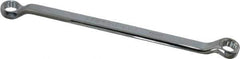 Proto - 10mm x 11mm 12 Point Offset Box Wrench - Double End, 8" OAL, Steel, Polished Finish, 7.5° Offset - Apex Tool & Supply