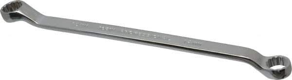 Proto - 14mm x 15mm 12 Point Offset Box Wrench - Double End, 9-11/16" OAL, Steel, Polished Finish, 7.5° Offset - Apex Tool & Supply