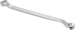 Proto - 19mm x 21mm 12 Point Offset Box Wrench - Double End, 11-1/4" OAL, Steel, Polished Finish, 7.5° Offset - Apex Tool & Supply