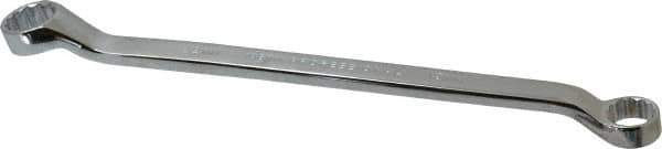 Proto - 19mm x 22mm 12 Point Offset Box Wrench - Double End, 12-7/16" OAL, Steel, Polished Finish, 7.5° Offset - Apex Tool & Supply