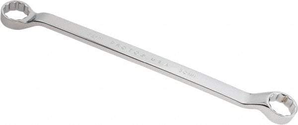 Proto - 30mm x 32mm 12 Point Offset Box Wrench - Double End, 17-7/32" OAL, Steel, Polished Finish, 7.5° Offset - Apex Tool & Supply