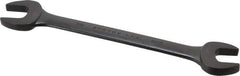 Proto - 13/16" x 7/8" Standard Open End Wrench - 10-15/64" OAL, Double End, Black Finish, 15° Head Angle - Apex Tool & Supply