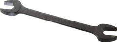 Proto - 15/16" x 1" Standard Open End Wrench - 11-31/64" OAL, Double End, Black Finish, 15° Head Angle - Apex Tool & Supply