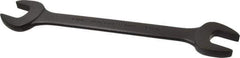 Proto - 1-1/16" x 1-1/8" Standard Open End Wrench - 12-3/8" OAL, Double End, Black Finish, 15° Head Angle - Apex Tool & Supply