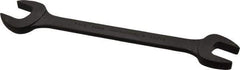 Proto - 1-1/16" x 1-1/4" Standard Open End Wrench - 13-43/64" OAL, Double End, Black Finish, 15° Head Angle - Apex Tool & Supply