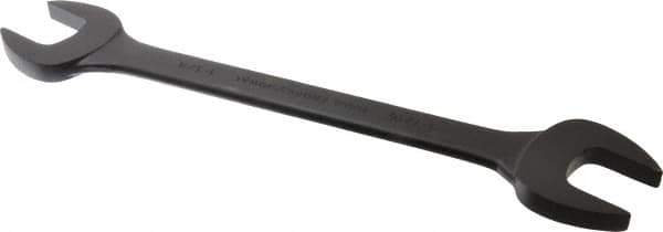 Proto - 1-3/8" x 1-7/16" Standard Open End Wrench - 15-7/8" OAL, Double End, Black Finish, 15° Head Angle - Apex Tool & Supply