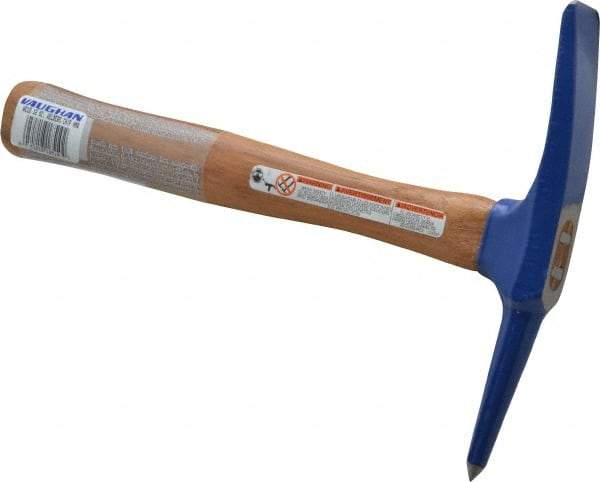 Vaughan Bushnell - 3/4 Lb Head Welder's Hammer - 11-1/4" Long, Hickory Handle - Apex Tool & Supply
