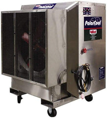 RollSeal - 48" Blade, 1-1/2 hp, 18,000 CFM Evaporative Cooler - 11 Amp Rating, 240 Volts, Single Speed - Apex Tool & Supply