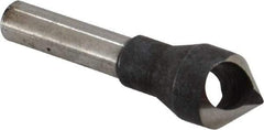 Interstate - 1/4" Shank Diam, 0 Flute 82° High Speed Steel Countersink - Bright Finish, Single End, Straight Shank, Right Hand Cut - Apex Tool & Supply