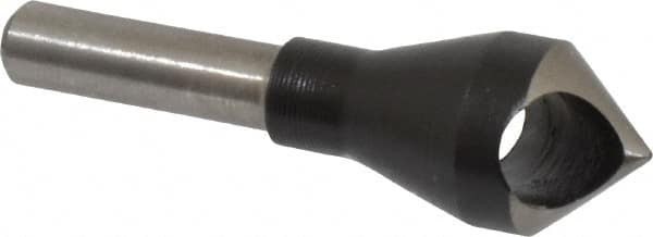 Interstate - 1/4" Shank Diam, 0 Flute 82° High Speed Steel Countersink - Apex Tool & Supply