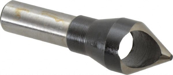 Interstate - 1/2" Shank Diam, 0 Flute 60° High Speed Steel Countersink - Apex Tool & Supply