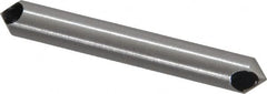 Interstate - 1/4" Shank Diam, 0 Flute 90° High Speed Steel Countersink - Apex Tool & Supply
