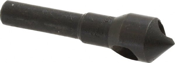 Interstate - 1/4" Shank Diam, 0 Flute 90° High Speed Steel Countersink - Apex Tool & Supply