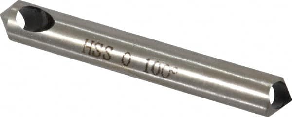 Interstate - 1/4" Shank Diam, 0 Flute 100° High Speed Steel Countersink - Apex Tool & Supply