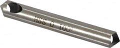 Interstate - 1/4" Shank Diam, 0 Flute 100° High Speed Steel Countersink - Apex Tool & Supply