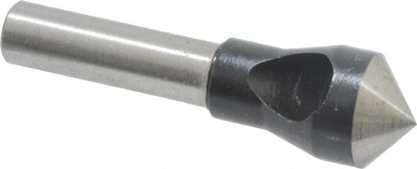 Interstate - 1/4" Shank Diam, 0 Flute 100° High Speed Steel Countersink - Apex Tool & Supply
