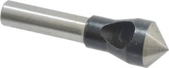 Interstate - 1/4" Shank Diam, 0 Flute 100° High Speed Steel Countersink - Apex Tool & Supply