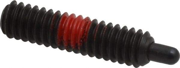 Gibraltar - 1/4-20, 1" Thread Length, 3/16" Plunger Projection, Steel Threaded Spring Plunger - 0.118" Max Plunger Diam, 1" Plunger Length, 3 Lb Init End Force, 13 Lb Final End Force, 5/64" Hex - Apex Tool & Supply