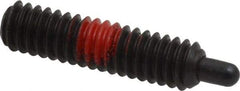 Gibraltar - 1/4-20, 1" Thread Length, 3/16" Plunger Projection, Steel Threaded Spring Plunger - 0.118" Max Plunger Diam, 1" Plunger Length, 3 Lb Init End Force, 13 Lb Final End Force, 5/64" Hex - Apex Tool & Supply