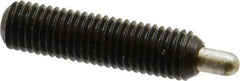 Gibraltar - 1/4-28, 1" Thread Length, 3/16" Plunger Projection, Steel Threaded Spring Plunger - 0.118" Max Plunger Diam, 1" Plunger Length, 1 Lb Init End Force, 4 Lb Final End Force, 5/64" Hex - Apex Tool & Supply