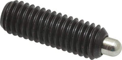 Gibraltar - 3/8-16, 1-1/8" Thread Length, 3/16" Plunger Projection, Steel Threaded Spring Plunger - 0.186" Max Plunger Diam, 1-1/8" Plunger Length, 2.8 Lb Init End Force, 7.2 Lb Final End Force, 3/16" Hex - Apex Tool & Supply