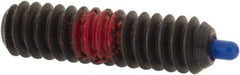 Gibraltar - 6-32, 17/32" Thread Length, 1/16" Plunger Projection, Steel Threaded Spring Plunger - 0.045" Max Plunger Diam, 17/32" Plunger Length, 1.5 Lb Init End Force, 4.5 Lb Final End Force, 1/16" Hex - Apex Tool & Supply