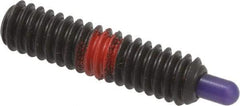 Gibraltar - 1/4-20, 1" Thread Length, 3/16" Plunger Projection, Steel Threaded Spring Plunger - 0.118" Max Plunger Diam, 1" Plunger Length, 3 Lb Init End Force, 13 Lb Final End Force, 5/64" Hex - Apex Tool & Supply