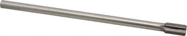 Interstate - 13/32" Diam, 0.372 to 0.3125" Max Diam Straight Shank, 3/4" Flute Length, Machine Expansion Reamer - Straight Flute, 7" OAL, Right Hand Cut, 6 Flutes, High Speed Steel, Bright Finish - Apex Tool & Supply