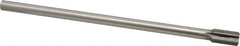 Interstate - 13/32" Diam, 0.372 to 0.3125" Max Diam Straight Shank, 3/4" Flute Length, Machine Expansion Reamer - Straight Flute, 7" OAL, Right Hand Cut, 6 Flutes, High Speed Steel, Bright Finish - Apex Tool & Supply