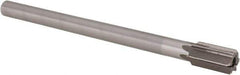Interstate - 23/32" Diam, 0.5605 to 0.5625" Max Diam Straight Shank, 1-1/4" Flute Length, Machine Expansion Reamer - Straight Flute, 9" OAL, Right Hand Cut, 6 Flutes, High Speed Steel, Bright Finish - Apex Tool & Supply