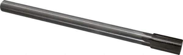 Interstate - 3/4" Diam, 0.623 to 0.625" Max Diam Straight Shank, 1-3/8" Flute Length, Machine Expansion Reamer - Straight Flute, 9-1/2" OAL, Right Hand Cut, 6 Flutes, High Speed Steel, Bright Finish - Apex Tool & Supply