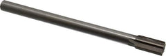 Interstate - 25/32" Diam, 0.623 to 0.625" Max Diam Straight Shank, 1-3/8" Flute Length, Machine Expansion Reamer - Straight Flute, 9-1/2" OAL, Right Hand Cut, 6 Flutes, High Speed Steel, Bright Finish - Apex Tool & Supply