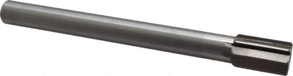 Interstate - 1-1/4" Diam, 0.998 to 1" Max Diam Straight Shank, 1-7/8" Flute Length, Machine Expansion Reamer - Straight Flute, 11-1/2" OAL, Right Hand Cut, 8 Flutes, High Speed Steel, Bright Finish - Apex Tool & Supply