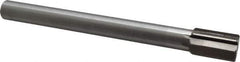 Interstate - 1-1/4" Diam, 0.998 to 1" Max Diam Straight Shank, 1-7/8" Flute Length, Machine Expansion Reamer - Straight Flute, 11-1/2" OAL, Right Hand Cut, 8 Flutes, High Speed Steel, Bright Finish - Apex Tool & Supply