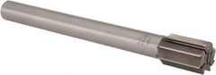 Interstate - 1-5/16" Diam, 0.998 to 1" Max Diam Straight Shank, 1-7/8" Flute Length, Machine Expansion Reamer - Straight Flute, 11-1/2" OAL, Right Hand Cut, 8 Flutes, High Speed Steel, Bright Finish - Apex Tool & Supply