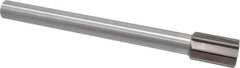 Interstate - 1-3/8" Diam, 0.998 to 1" Max Diam Straight Shank, 2" Flute Length, Machine Expansion Reamer - Straight Flute, 12" OAL, Right Hand Cut, 8 Flutes, High Speed Steel, Bright Finish - Apex Tool & Supply